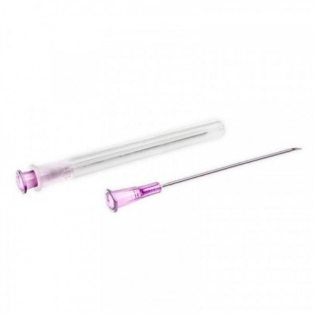 Aguja Hipodérmica desechable 18 g x 38 mm