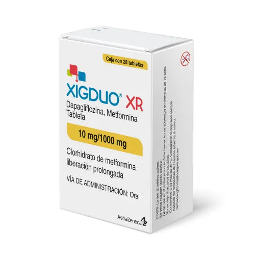 Xigduo Xr 10/1000 Mg Con 28 Tabletas
