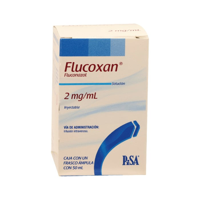 Flucoxan 2 Mg / Ml, Fluconazol, Caj. C/1 Fco. Ámp. c/50 mL