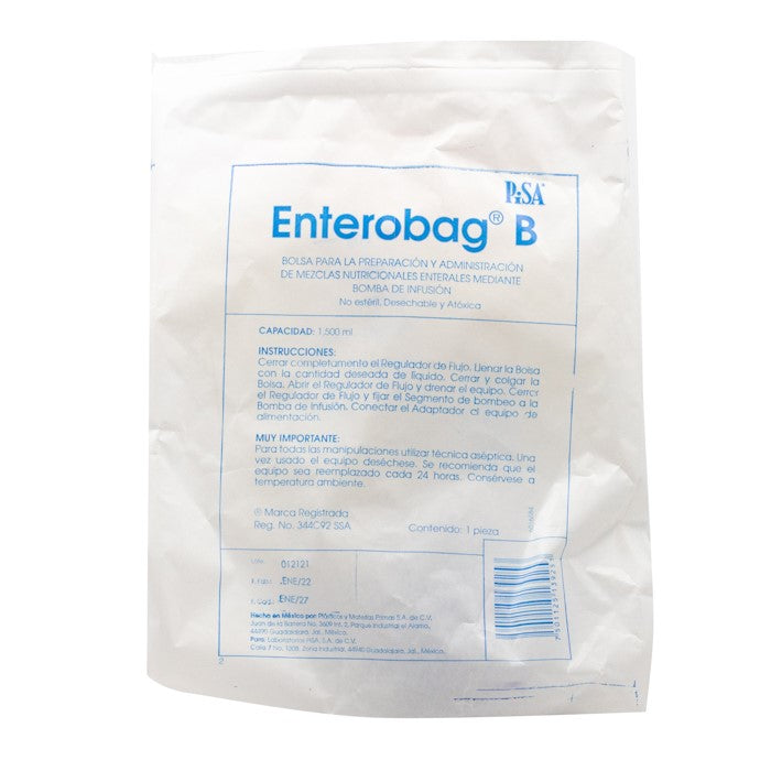 Enterobag B bolsa 1,500 mL, para bomba de infusión