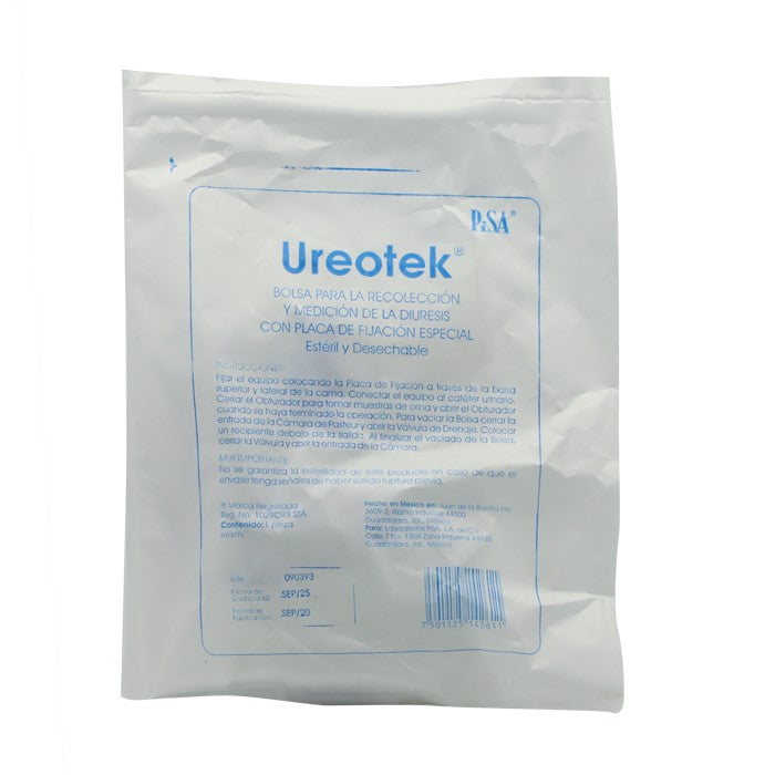 Ureotek Bolsa 2 litros Recuperación De Orina