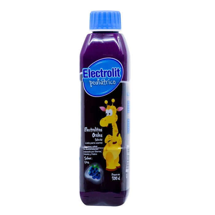 Electrolit Pediátrico Uva Oral, Fco. c/500 mL