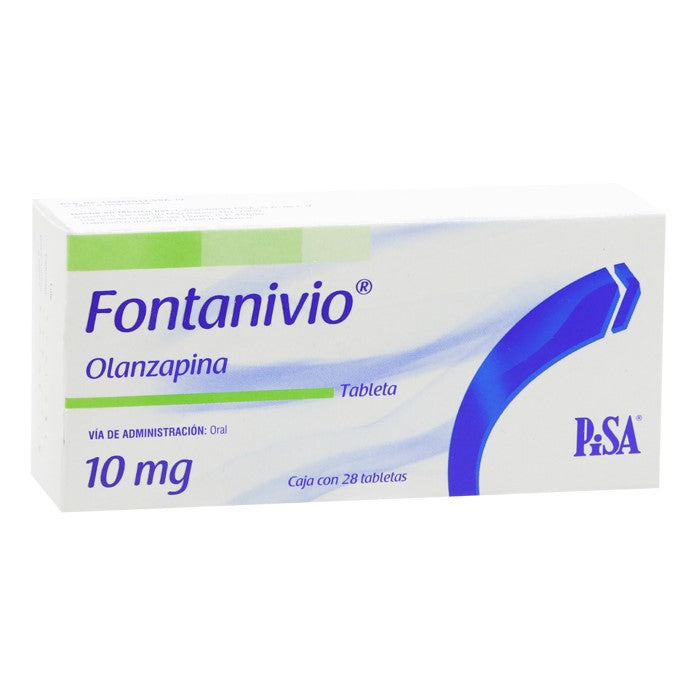 Fontanivio 10 Mg, Olanzapina, Caj. C/28 Tab.