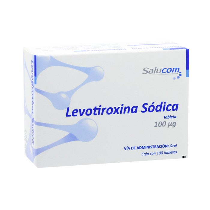 Levotiroxina 100 Mcg, Caj. C/100 Tab.