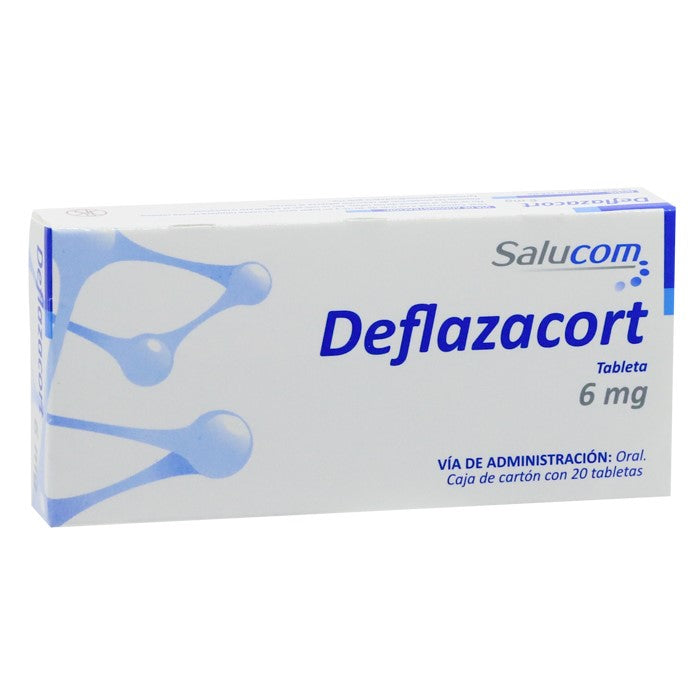 Deflazacort 6mg, Caj. C/10 Tab.