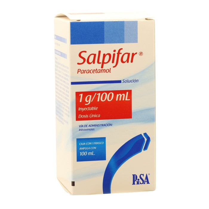 Salpifar 1 G / 100 mL, Paracetamol, Caj. C/1 Fco.