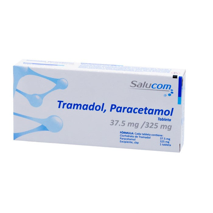 Tramadol, Paracetamol 37.5 Mg / 325 Mgc Caj. C/20 Tab.
