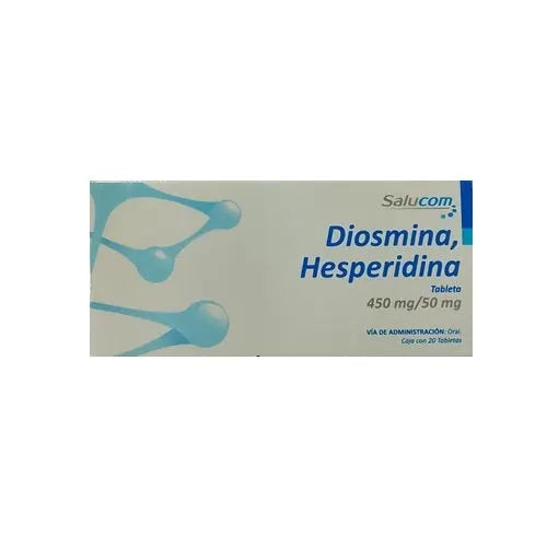 Diosmina - Hesperidina, 450mg/50mg, 20 Tabletas