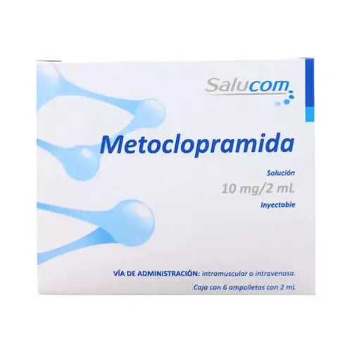 Metoclopramida Solución Inyectable 10mg/2ml – Antiemético