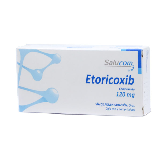 Etoricoxib 120 mg, Caj. c/7 Comp.