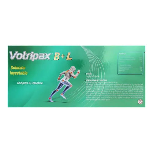 VOTRIPAX B+L Solución Inyectable – Complejo B y Lidocaína