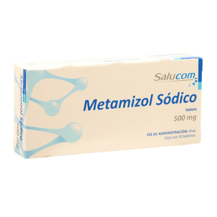 Metamizol 500 Mg, Caj. C/10 Tab.
