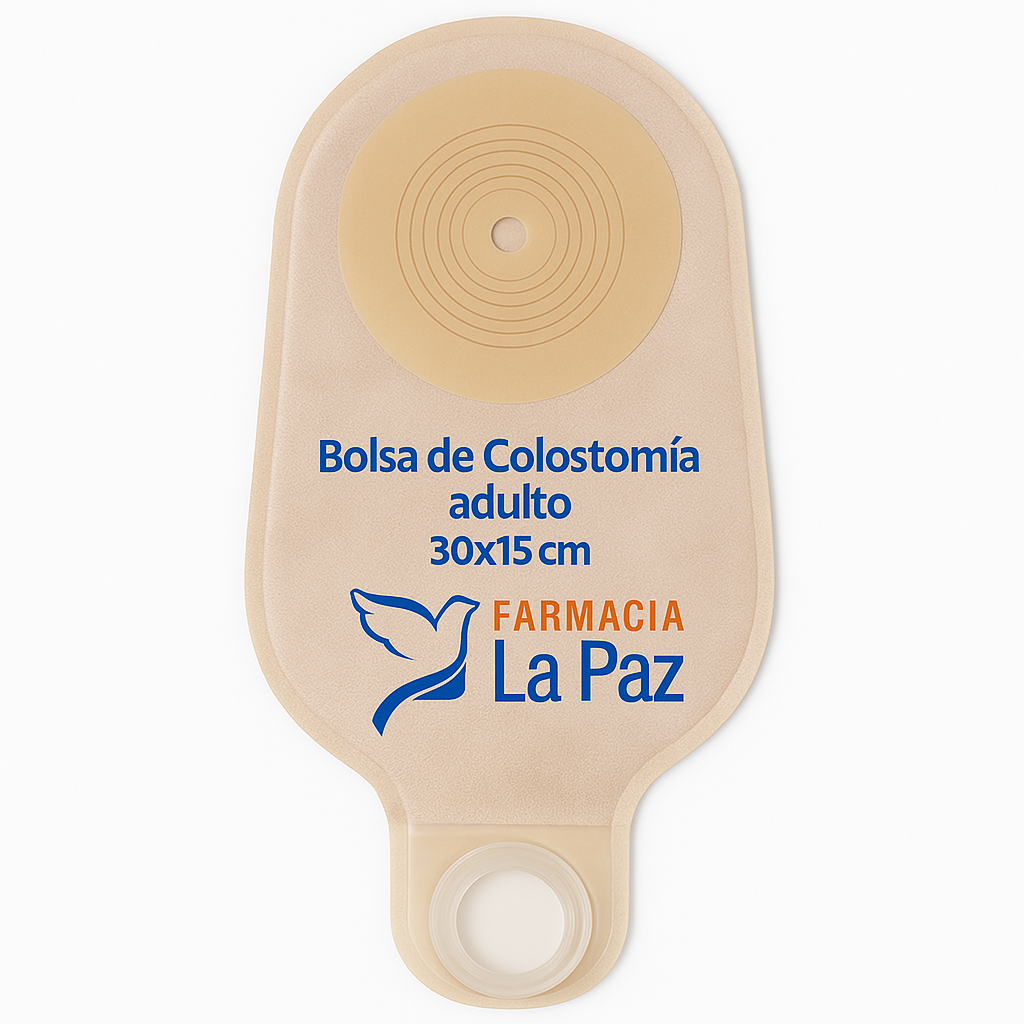 Bolsa Colostomía adulto 30x15 cm