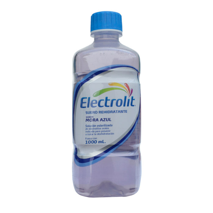 Electrolit Mora Azul Oral, Fco. c/1,000 mL