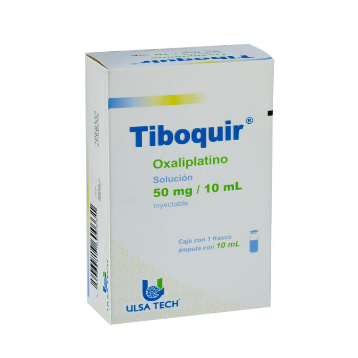 Tiboquir 50 mg/ 10 ml, Oxaliplatino, Caj. c/1 Fco. Ámp.