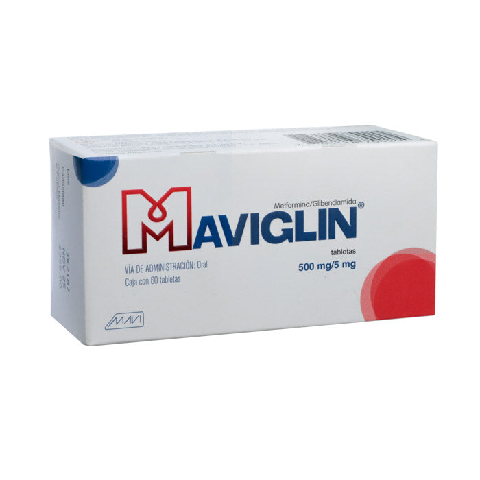 Maviglin gragea 500mg/5mg, c/60 tabletas