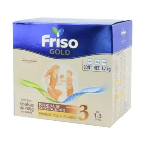 Friso Gold 3 Cja C/3 Bolsas 400g – Fórmula Infantil