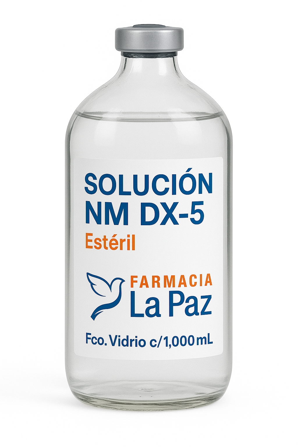 Solución NM DX-5, Fco. Vidrio c/1,000 mL