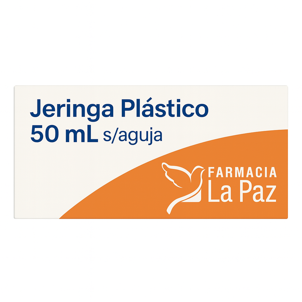 Jeringa Plástico 50 mL s/aguja