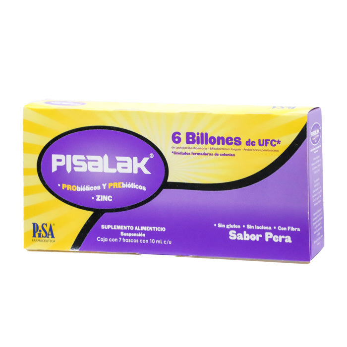 Pisalak Probióticos Con 7 Frascos