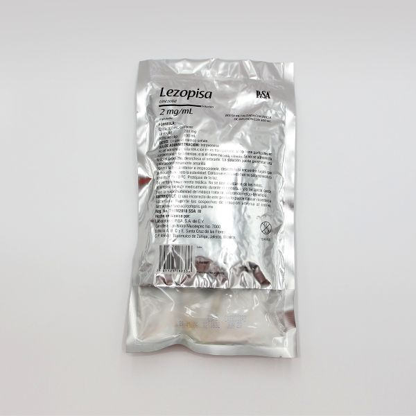 Lezopisa 200 mg/ 100 mL, Linezolid, Bolsa c/300 mL