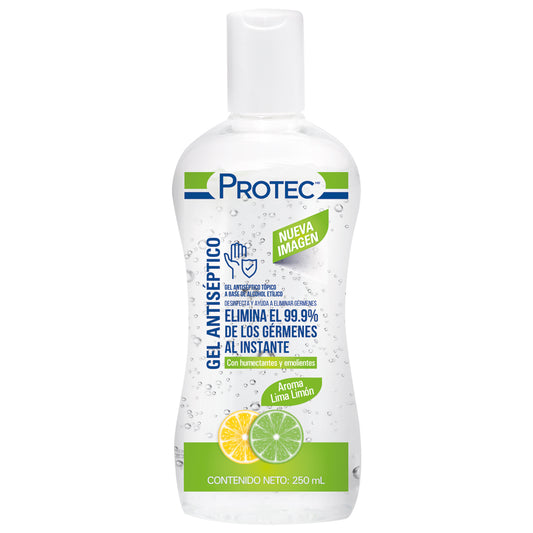 Gel antibacterial protec, Env. c/250 mLa