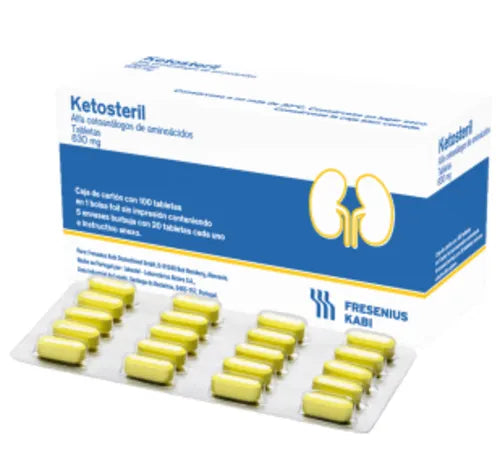 Ketosteril 630mg Tab C/100 – Suplemento Nutricional