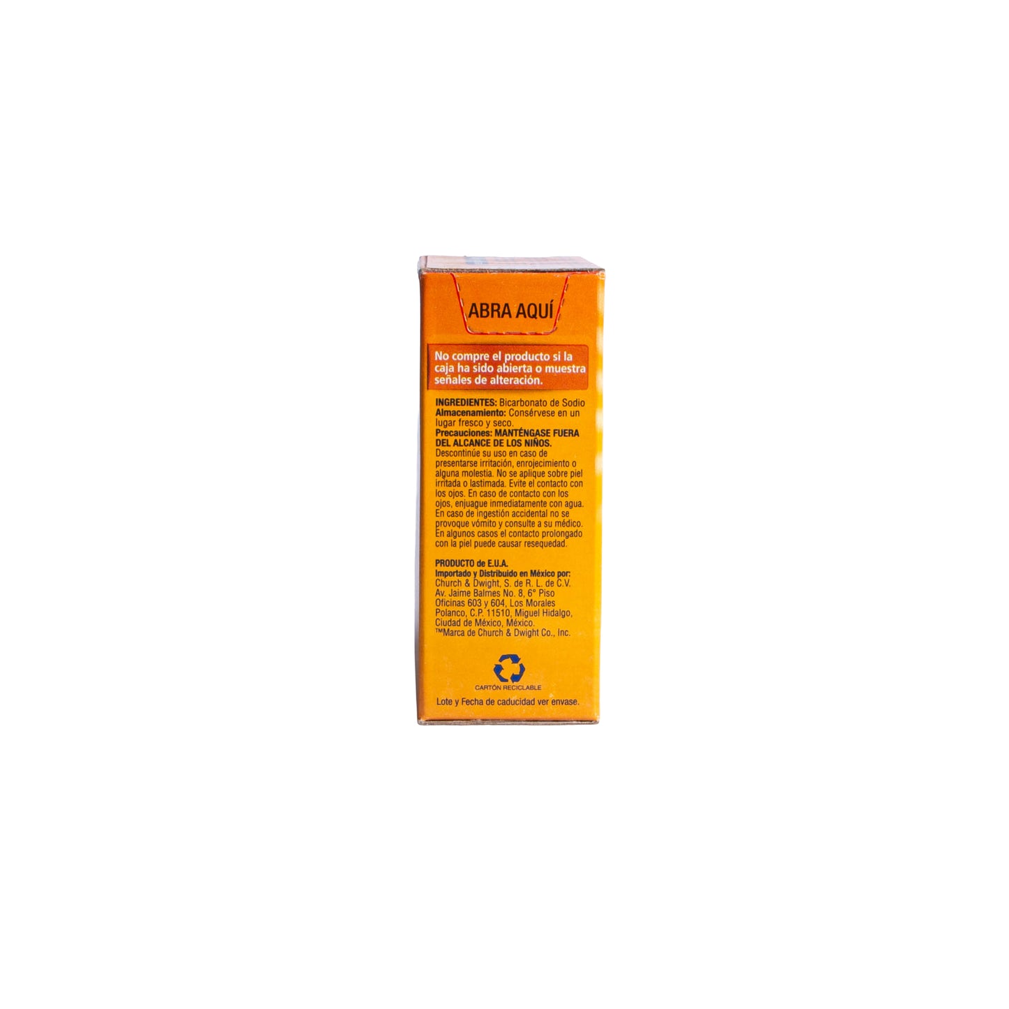 ARM&HAMMER Bicarbonato Polvo 227g – Uso Doméstico