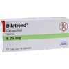 Dilatrend 6.25 mg Caja con 14 Tabletas de Carvedilol