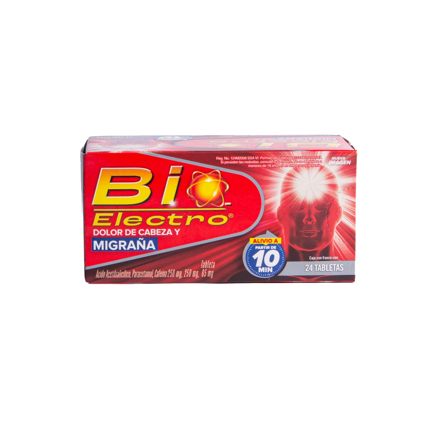 BIO-ELECTRO Tabletas 24 – Analgésico y Antipirético