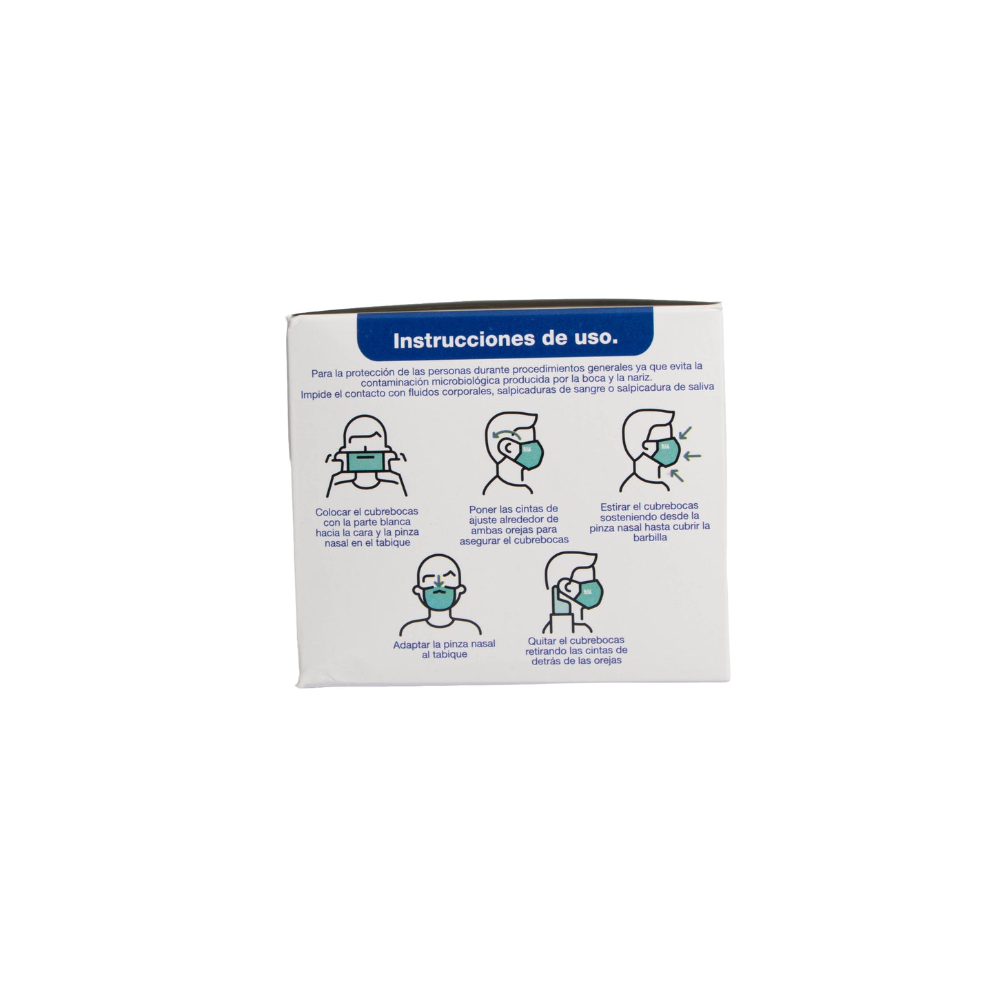 Cubrebocas Tricapa Caja c/50 pzas – Protección Personal