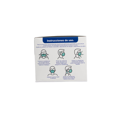 Cubrebocas Tricapa Caja c/50 pzas – Protección Personal
