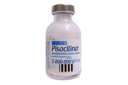 Pisacilina 5,000,000 U, Caj. c/1 Ámp. S.I