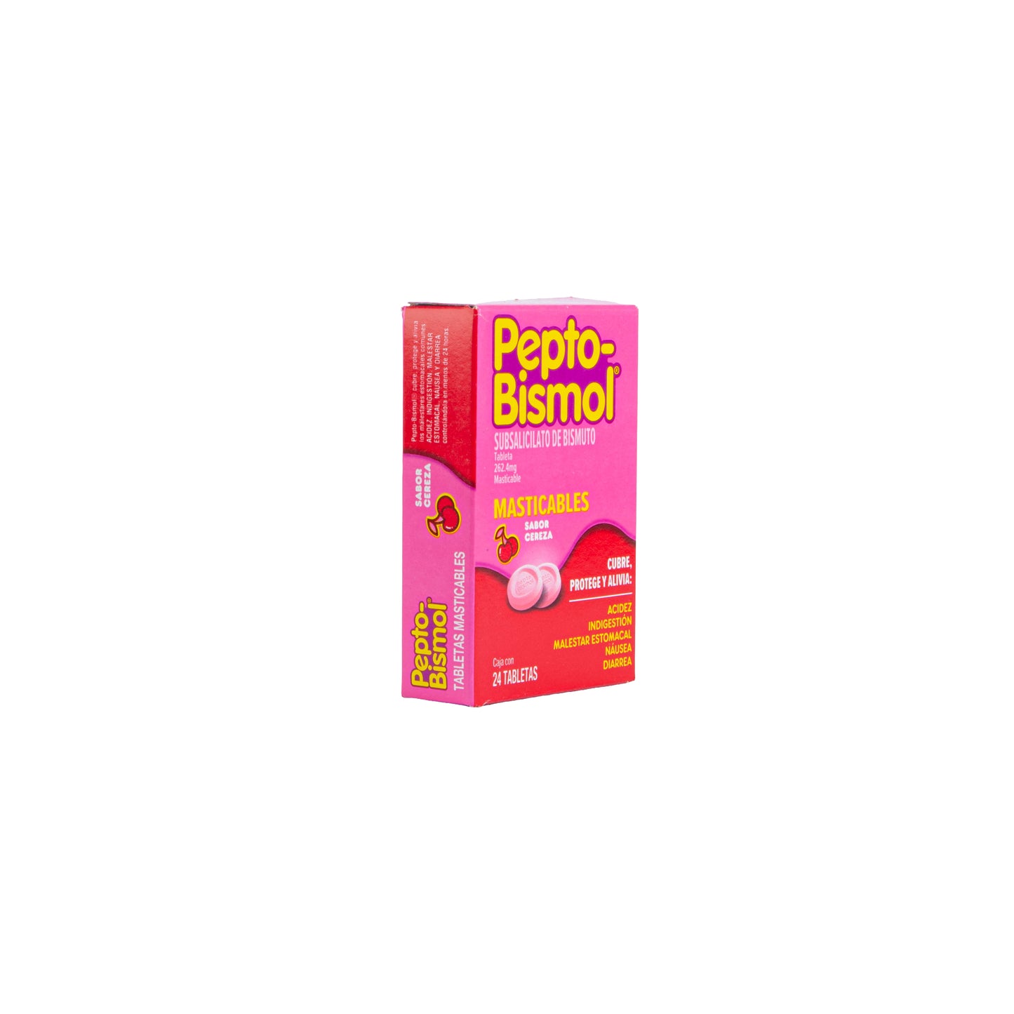 Pepto Bismol Tabletas 262mg – Alivio Digestivo