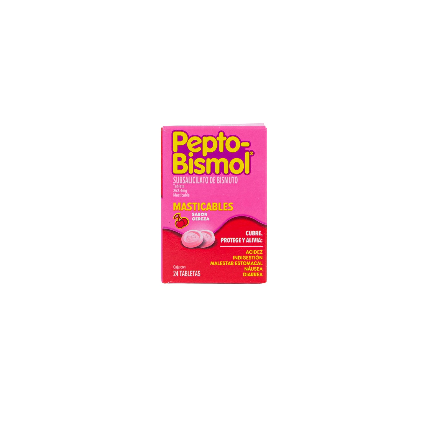 Pepto Bismol Tabletas 262mg – Alivio Digestivo