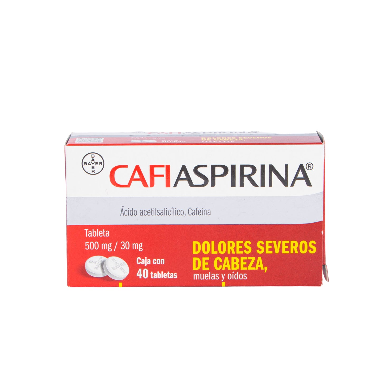 Cafiaspirina Tabl 40 – Analgésico y Antipirético