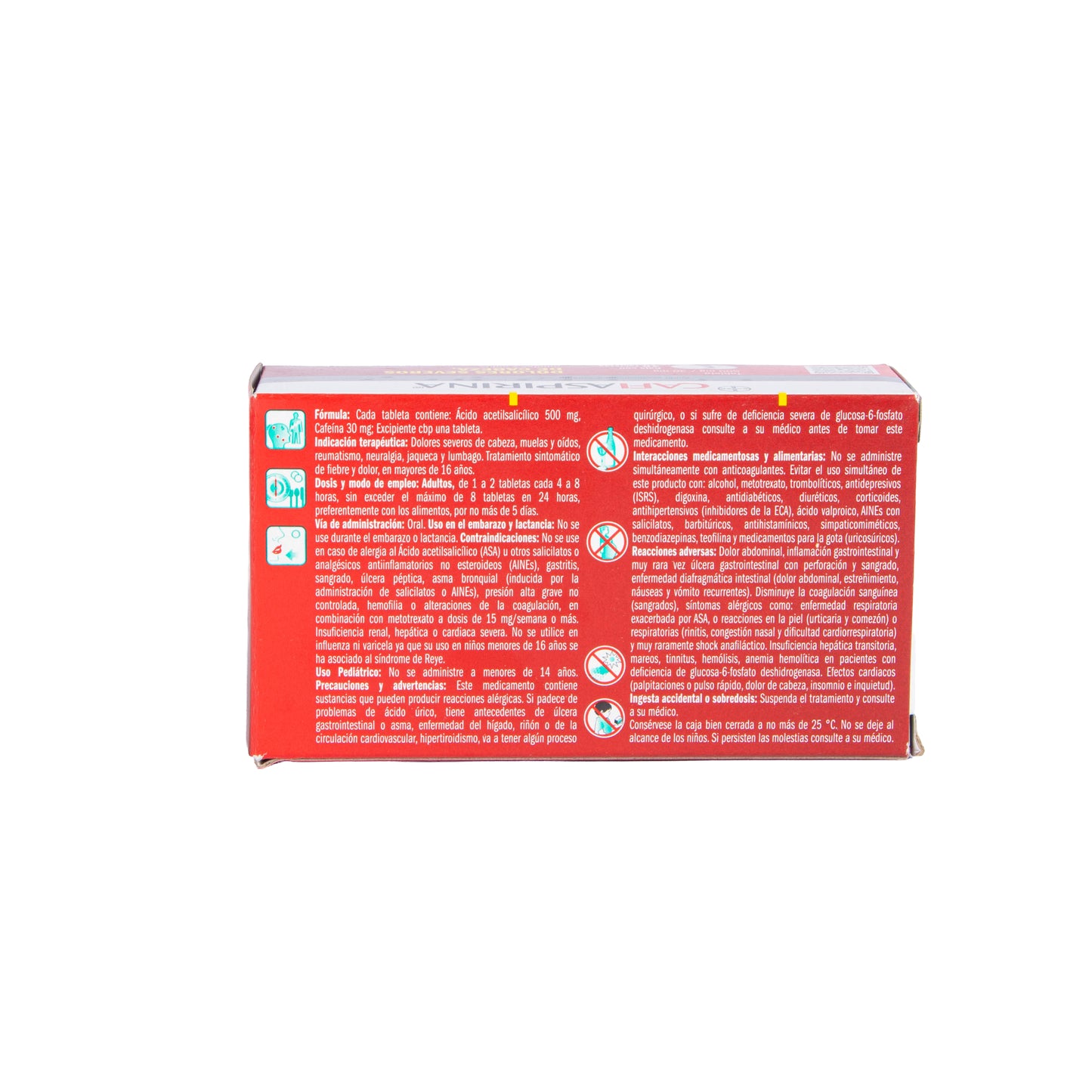 Cafiaspirina Tabl 40 – Analgésico y Antipirético