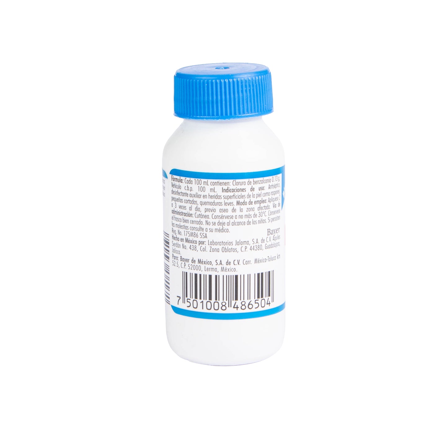 Merthiolate Blanco Solución 0.1% – Antiséptico