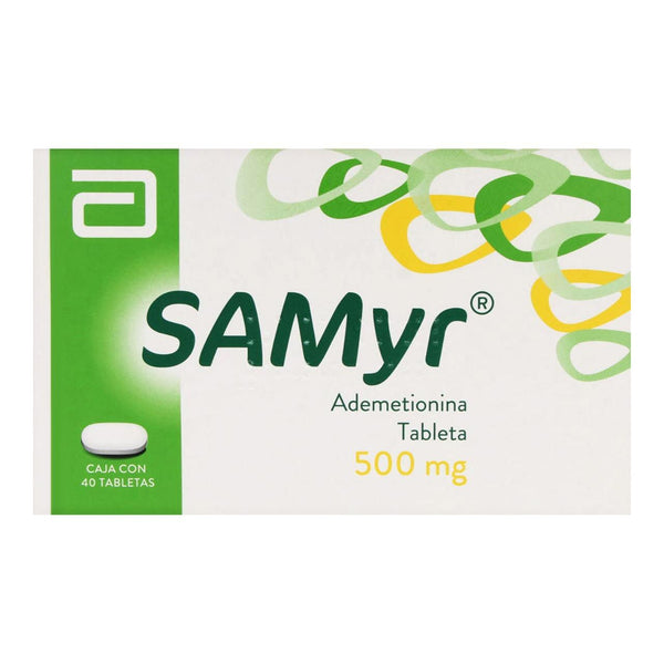 Samyr 500 mg Caja con 40 Tabletas