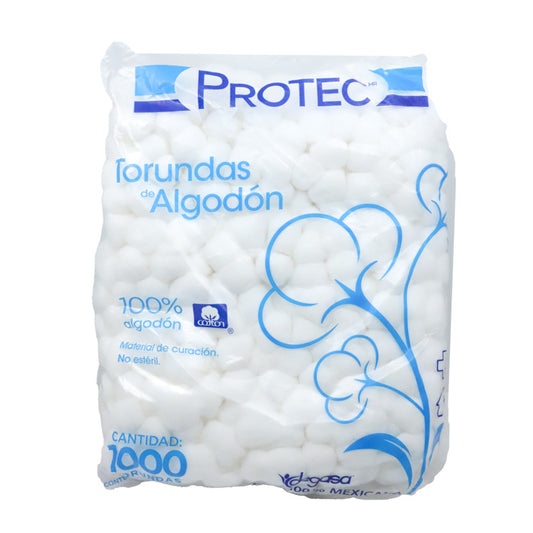 Torundas de Algodón 100% , 1 bolsa c/500 gramos