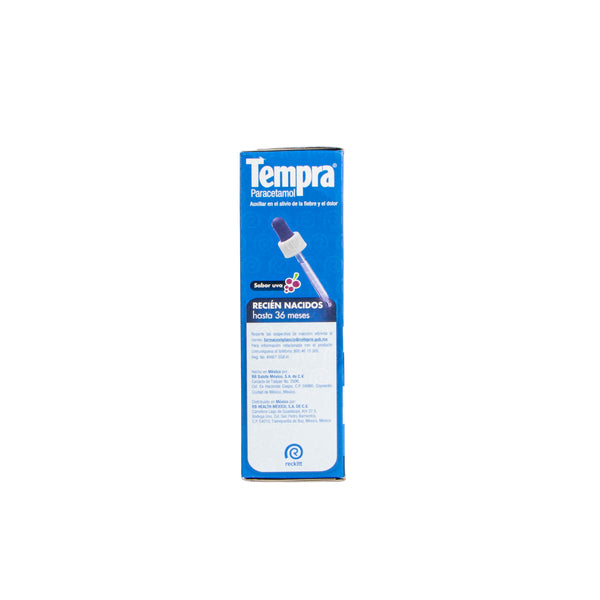 Tempra Gotas Oral 100 mg/1ml – Analgésico y Antipirético