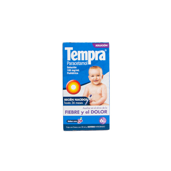 Tempra Gotas Oral 100 mg/1ml – Analgésico y Antipirético