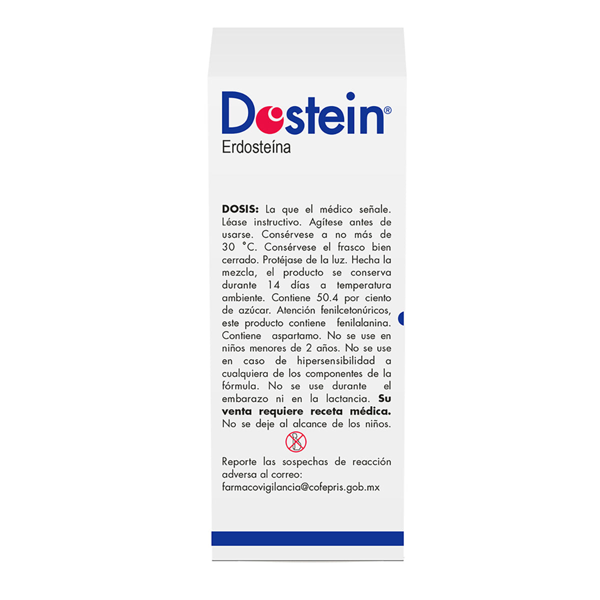 Dostein 175 mg Suspensión Oral con Polvo para 90 mL