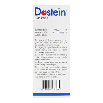 Dostein 175 mg Suspensión Oral con Polvo para 90 mL