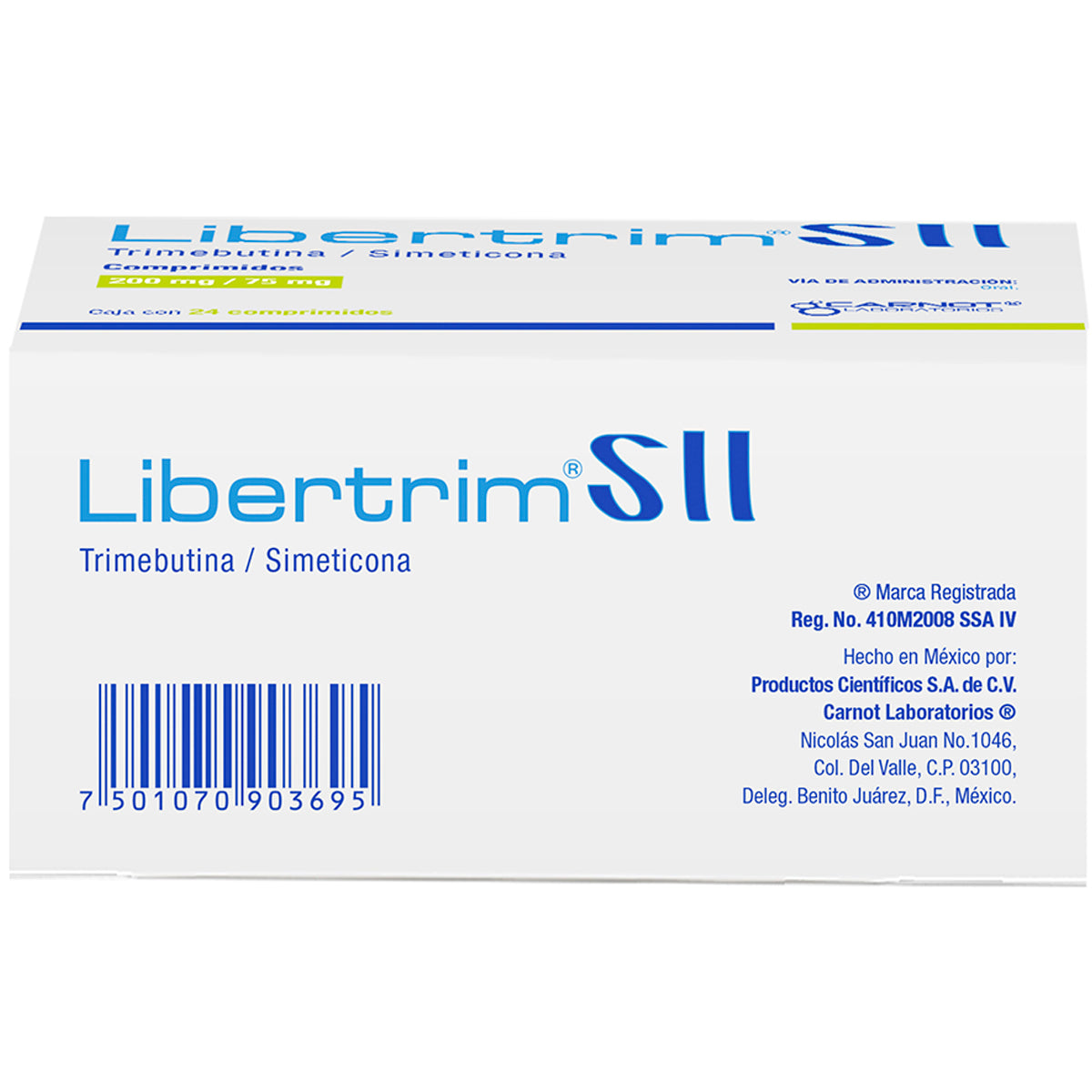 Libertrim SII 200 mg/75 mg Caja con 24 Comprimidos