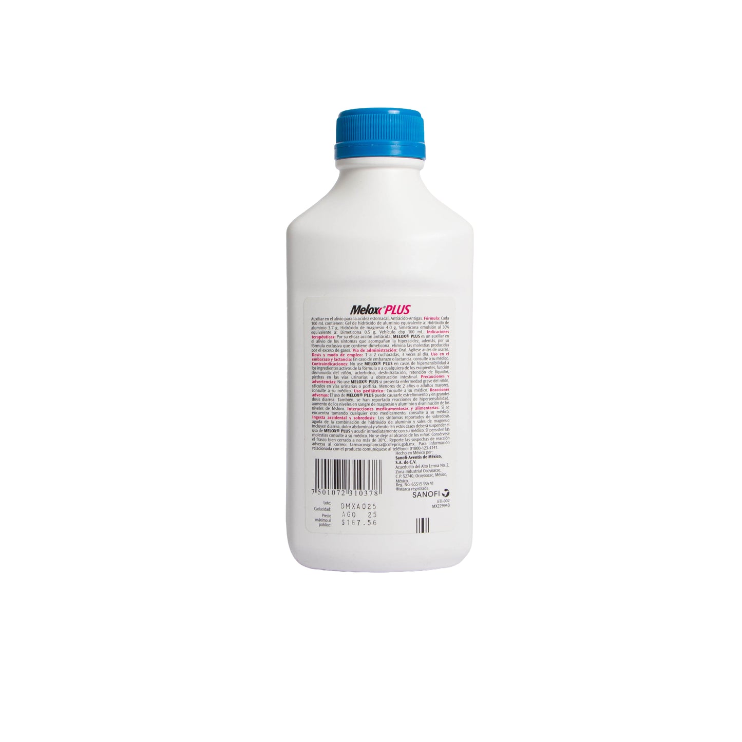 MELOX PLUS SUSP MENTA 360 ML – Antiácido