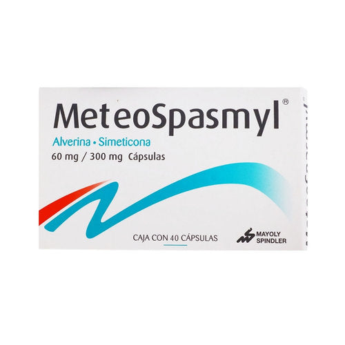 Meteospasmyl 60 mg/300 mg Caja con 40 Cápsulas