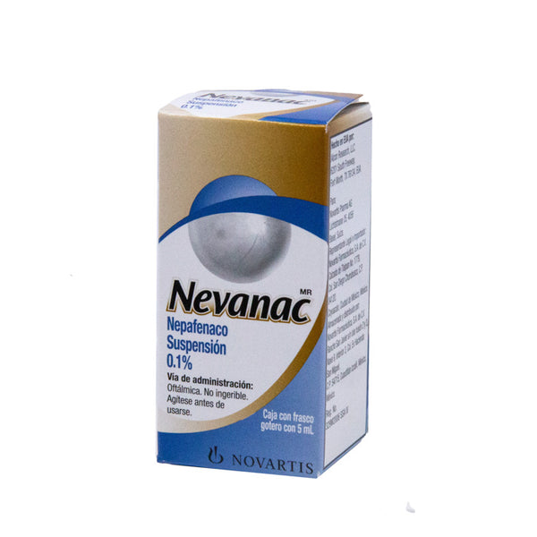 Nepafenaco Solución 1.0mg/5ml – Antiinflamatorio