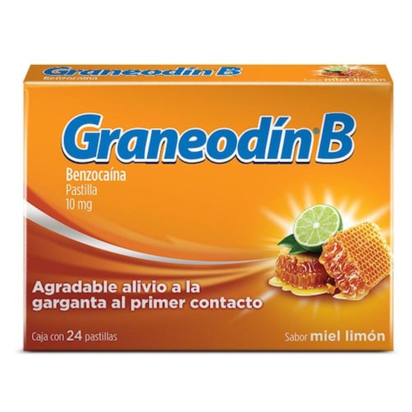 Graneodin B 10 mg con 16 Tabletas | Pastillas para la Garganta | Farmacia La Paz