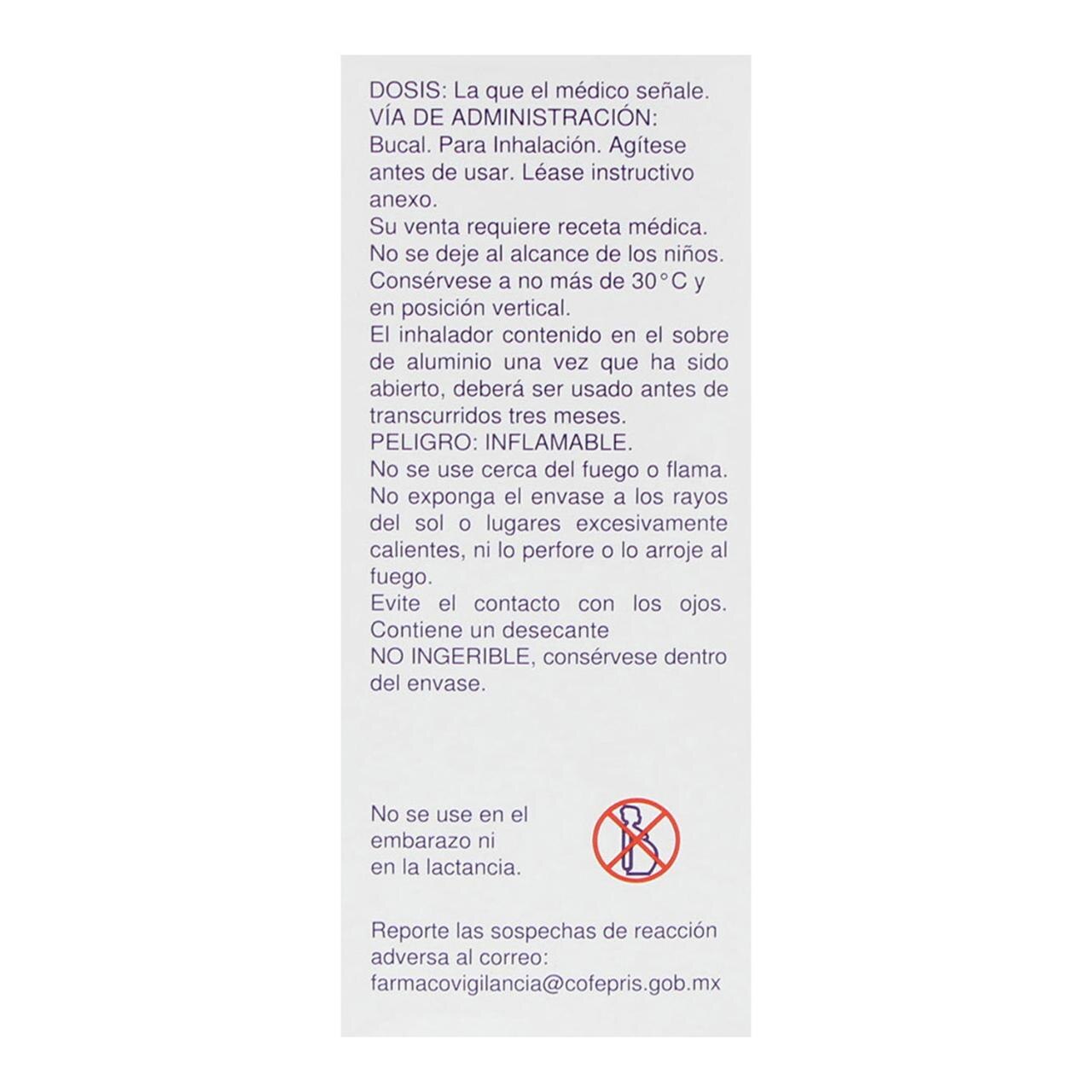 Vannair 80/4.5 Mcg Aerosol Bucal con 120 Dosis